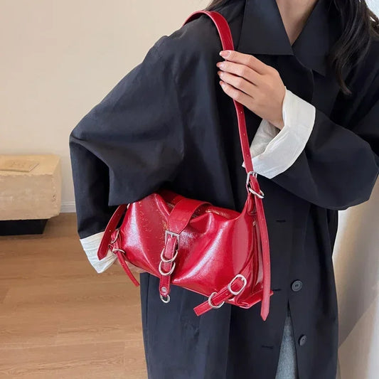 2023 High Quality Women's Bags Autumn New Fashion Simplicity High-capacity  Advanced Sense Shoulder Bag Solid Versatile Handbag